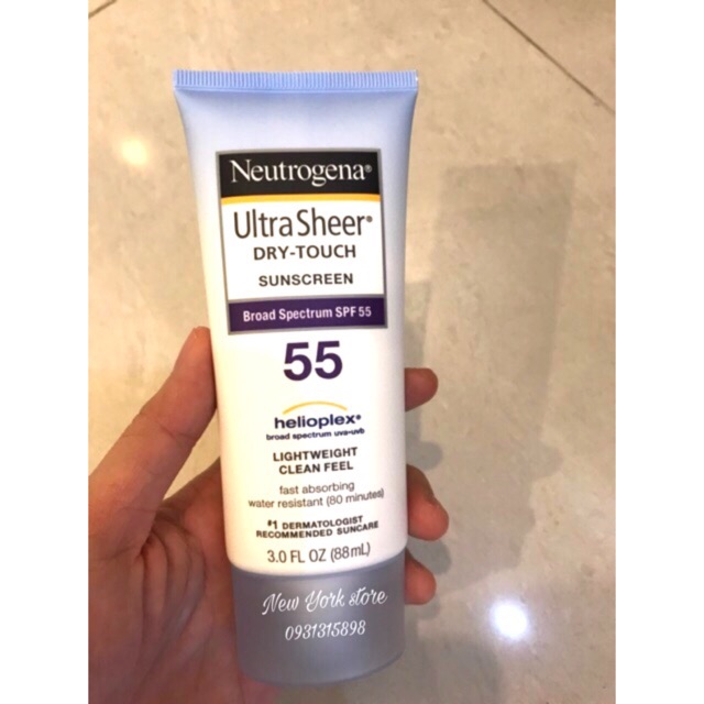 🌟Kem chống nắng Neutrogena Ultra Sheer Dry touch spf55