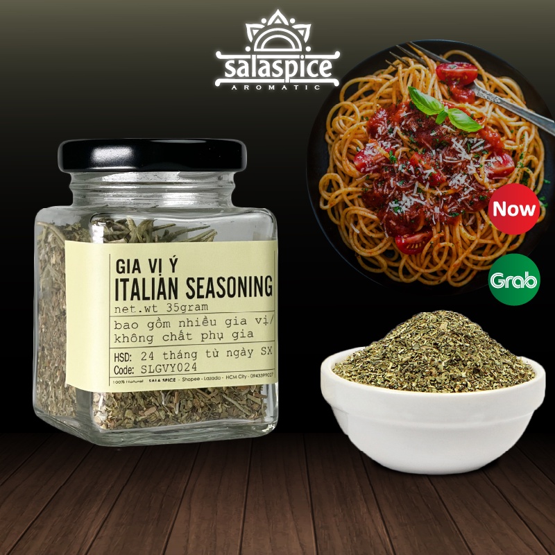 Gia vị Ý SALA SPICE Italian Seasoning , gia vị Tây 100% nhập khẩu , gia vị healthy ,eat clean , dùng kèm pizza, mì Ý