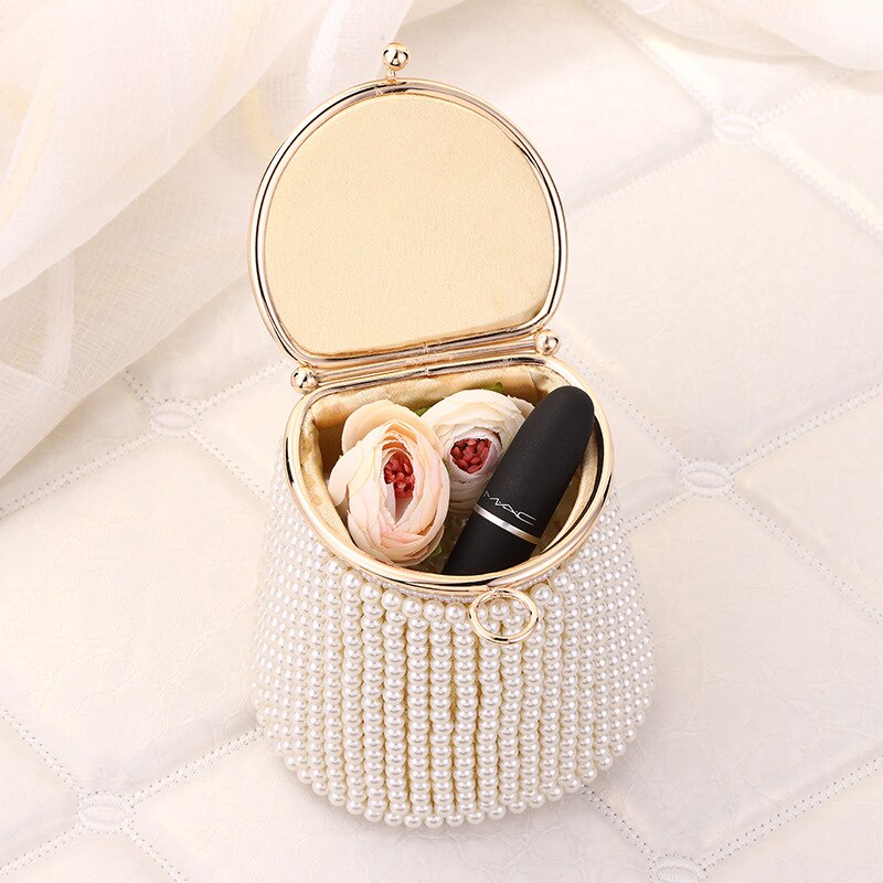 Túi Đeo Chéo JASMIN NOIR Bằng Acrylic Đính Ngọc Trai Nhân Tạo Thời Trang Cho Nữ