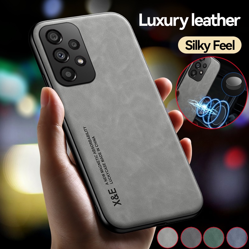 Ốp Điện Thoại Da Mềm Chống Sốc Thời Trang Sang Trọng Cho Samsung Galaxy A13 A33 A53 A73 M33 A52 A52S 4G 5G