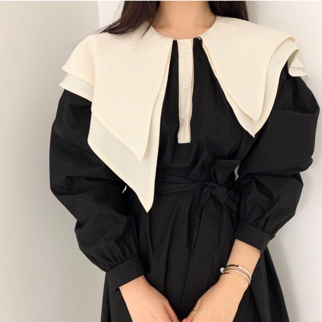 Đầm Dài Thắt Eo Phong Cách Ulzzang Mẫu Mới Nhất