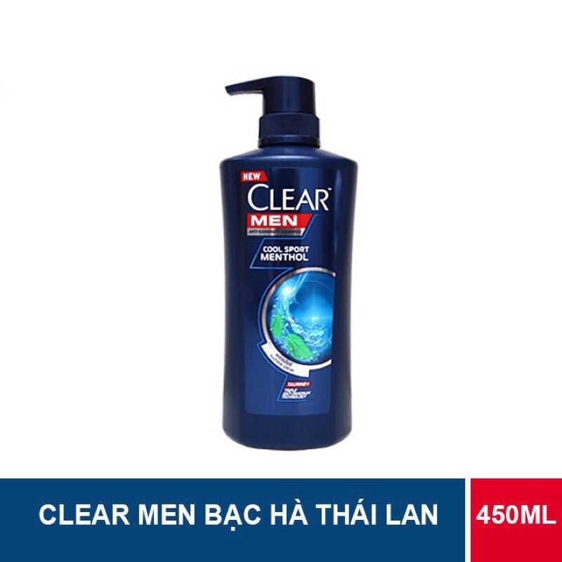 DẦU GỘI CLEAR MEN THÁI DUNG TÍCH 450ml