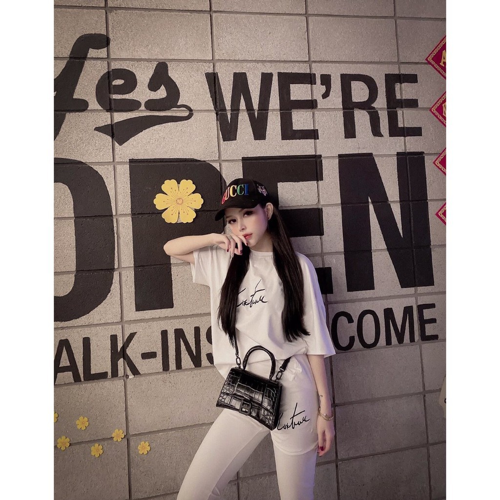 |ƯU ĐÃI 99K| BỘ ĐỒ NỮ - BỘ THUN TRƠN THÊU CHỮ KÝ QUẦN NGỐ --SIÊU SAO 2020 | BigBuy360 - bigbuy360.vn