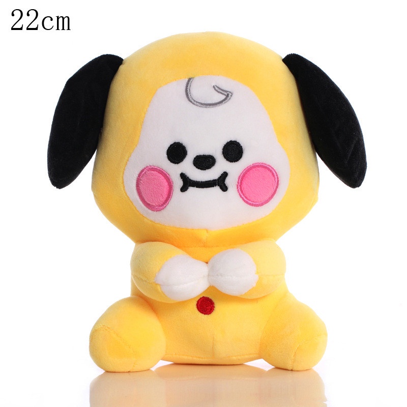 Búp Bê Hoạt Hình bt21 koya Xoài rj shooky tata van bts 18-24cm