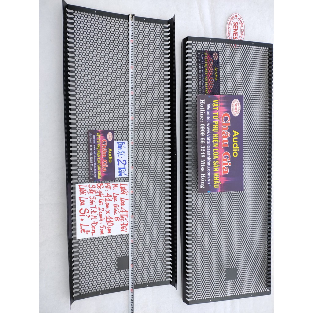 LƯỚI LOA 4 TẤC ĐÔI 41CM -110CM 2 TẤM AUDIO CHÂU GIA