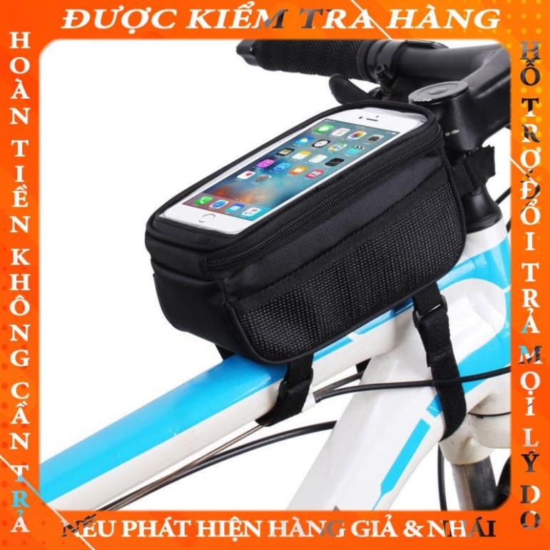 Túi Gắn Khung Xe Đạp Đựng Điện Thoại Có Thể Dùng Màn Hình Cảm Ứng hlethan