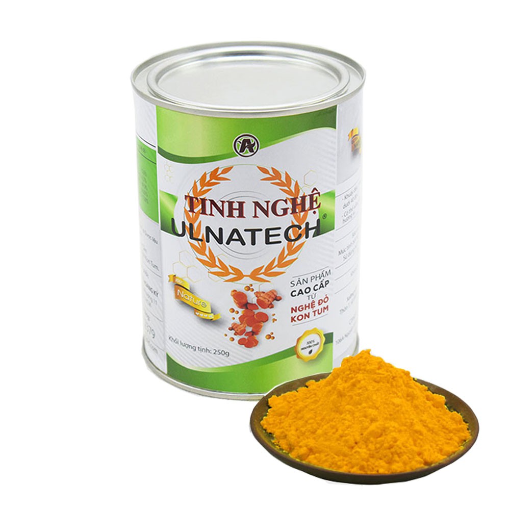Combo 4 lon Tinh nghệ Ulnatech  - Chuyên hỗ trợ dạ dày, viêm loét, đẹp da, phụ nữ sau sinh