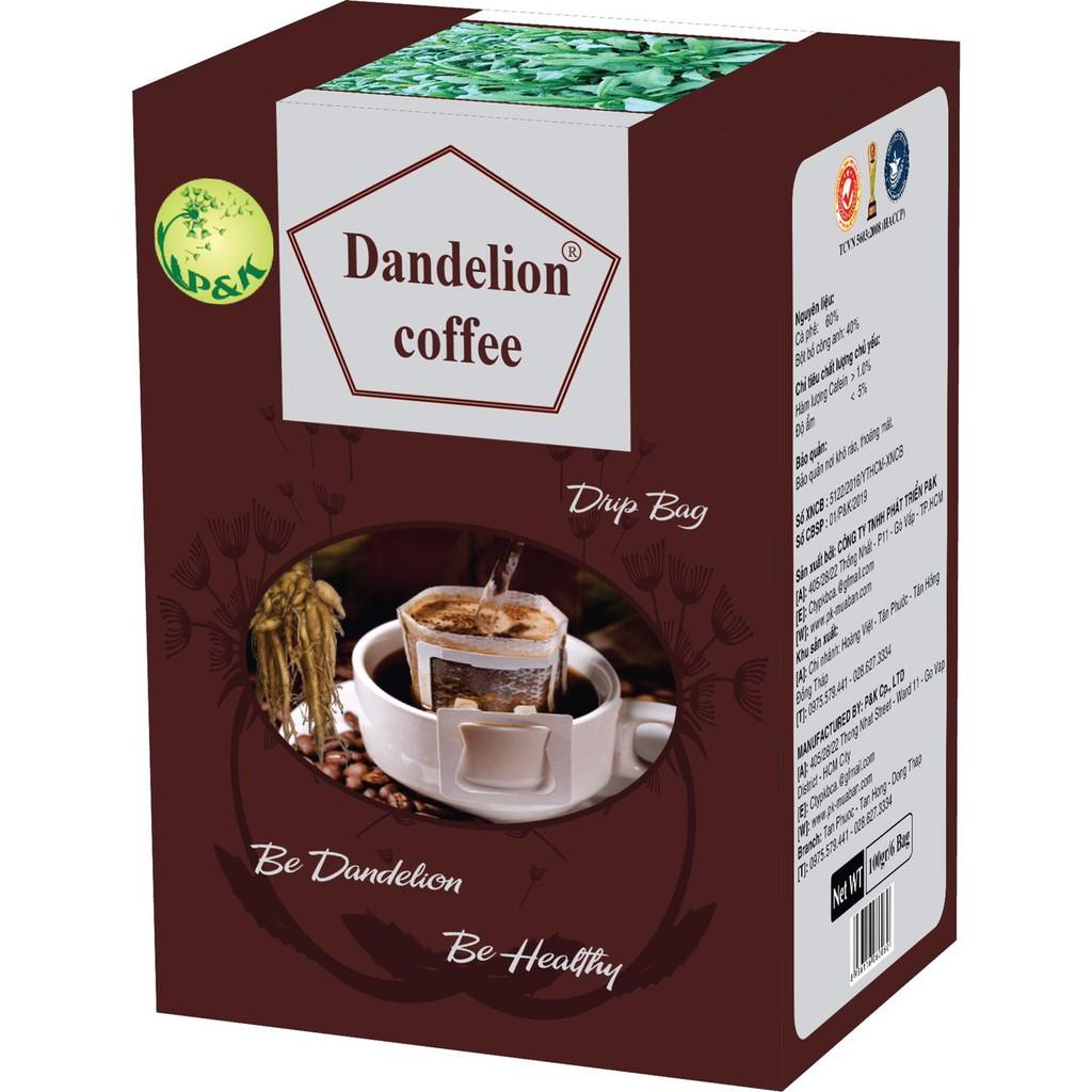 Cà Phê Bồ Công Anh Dandelion Coffee - Hộp 6 Phin Giấy - P & K [Natural Food Ohsawa]
