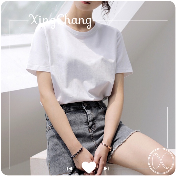 Áo thun nữ tay ngắn màu đen công sở sang trọng co dãn 4 chiều form ôm nhẹ in LIPS EYE mã NXC65
