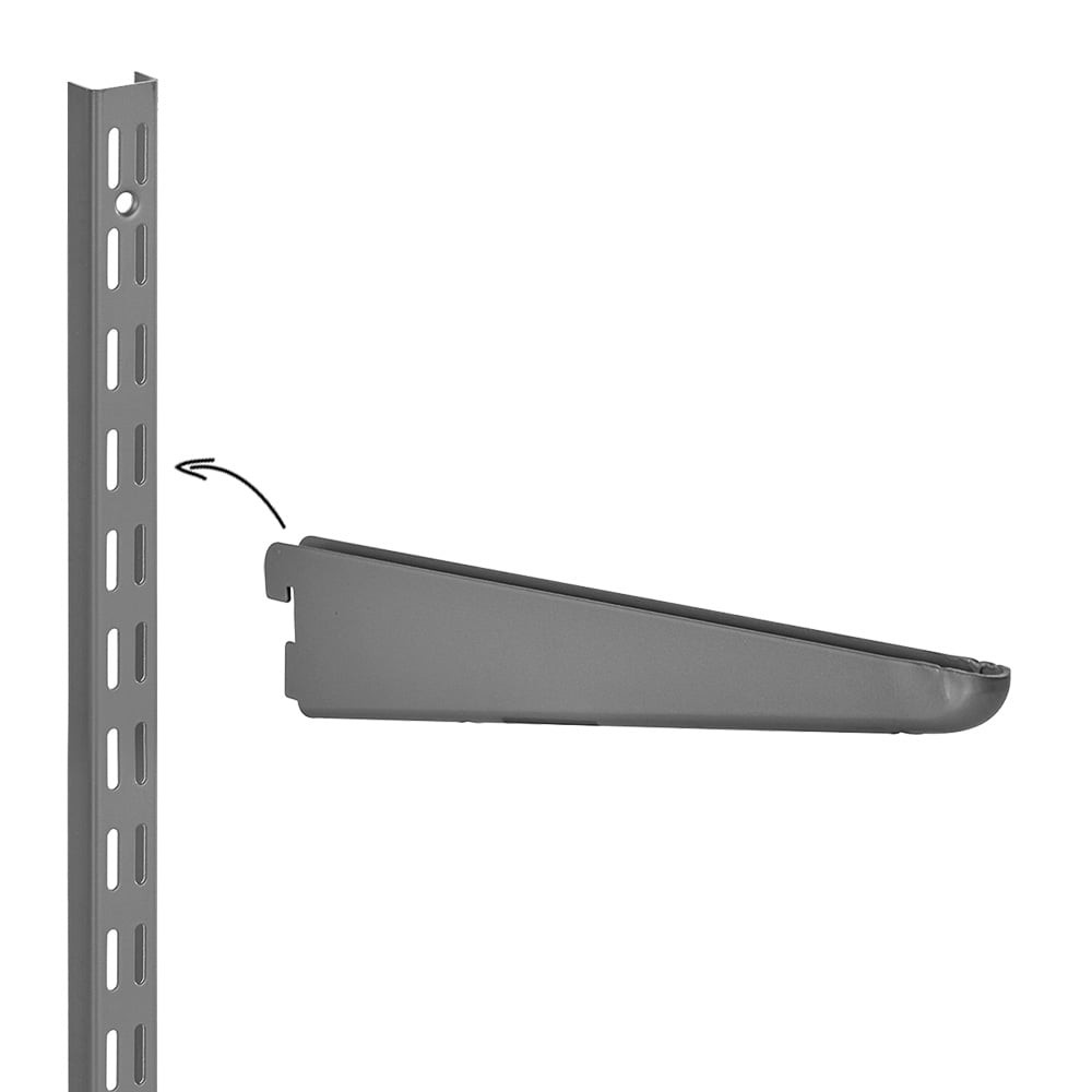 Tay đỡ kệ con thuyền Railshelf L27cm - Phụ kiện lắp kệ ray tường Railshelf