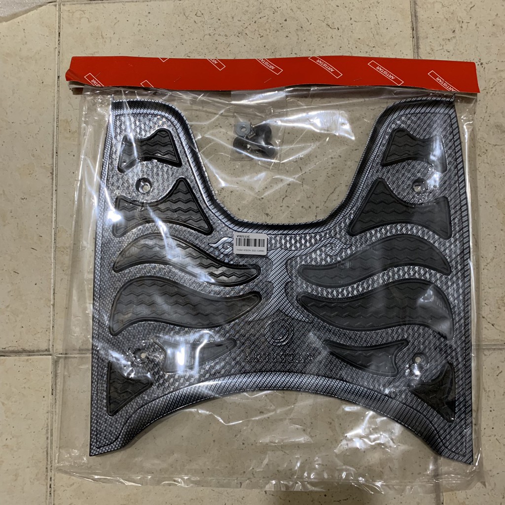 thảm lót sàn để chân vision 2021 carbon artistar chính hãng