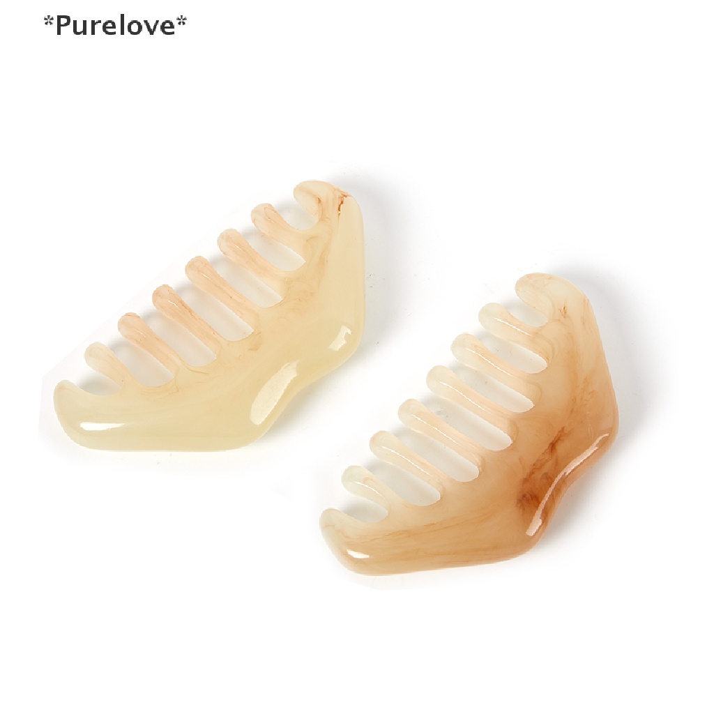 1 Lược Guasha Mát Xa Da Đầu Bằng Nhựa Resin Chất Lượng Cao