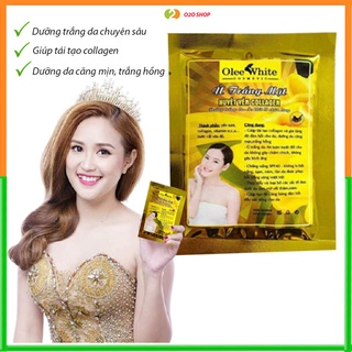 Kem ủ trắng da mặt huyết yến collagen olee white - Dưỡng trắng da sau lần đầu tiên sử dụng