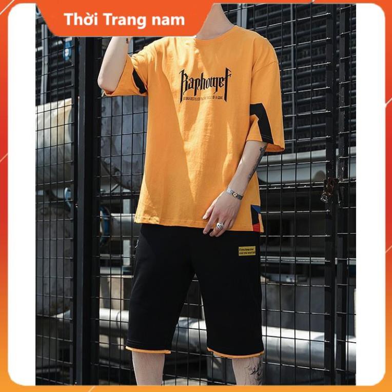 Bộ Quần Áo Nam, Thun Nam Màu Cam BD02 | BigBuy360 - bigbuy360.vn