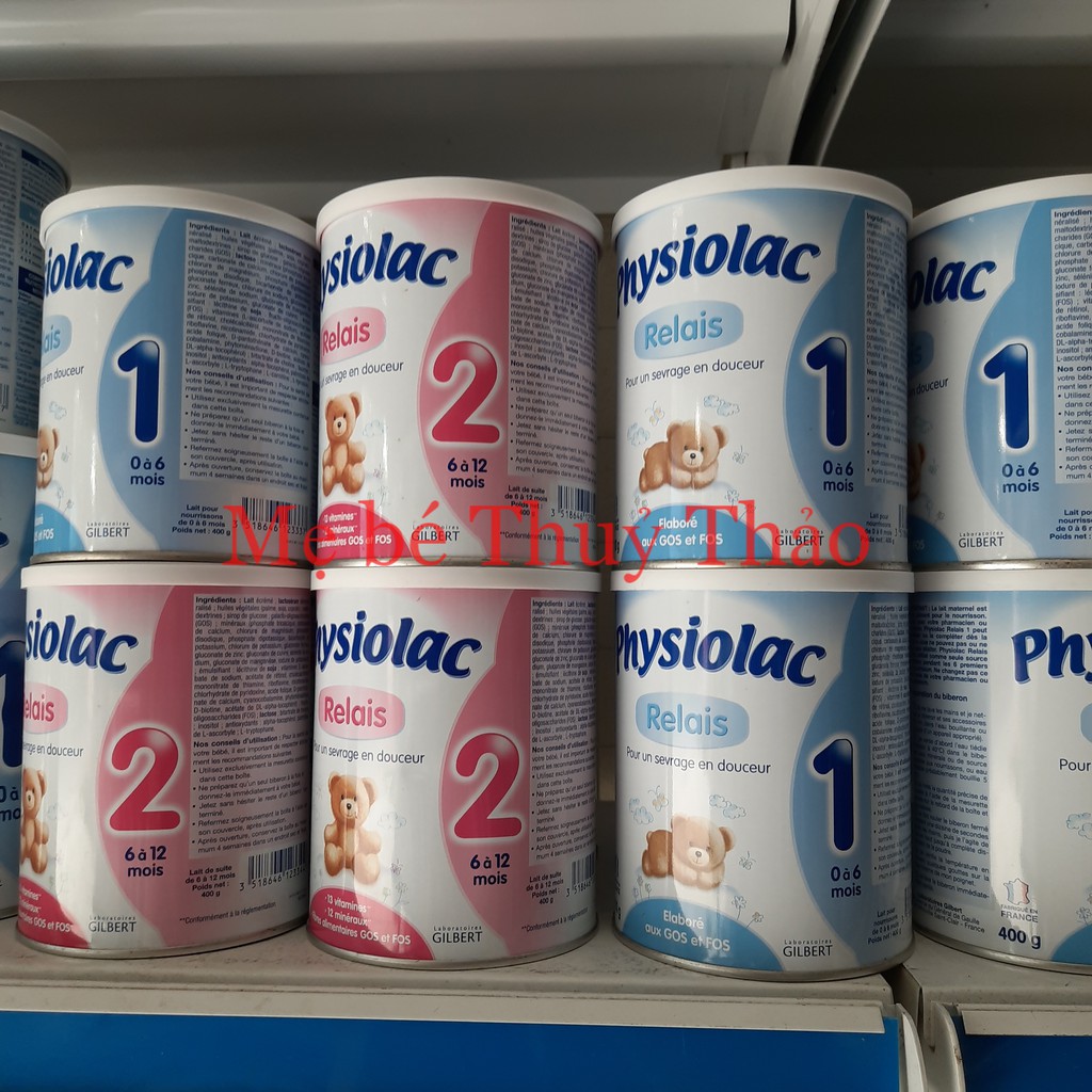 Sữa bột Physiolac số 1, 2 400g Hàng chính hãng ( Date 2021 )