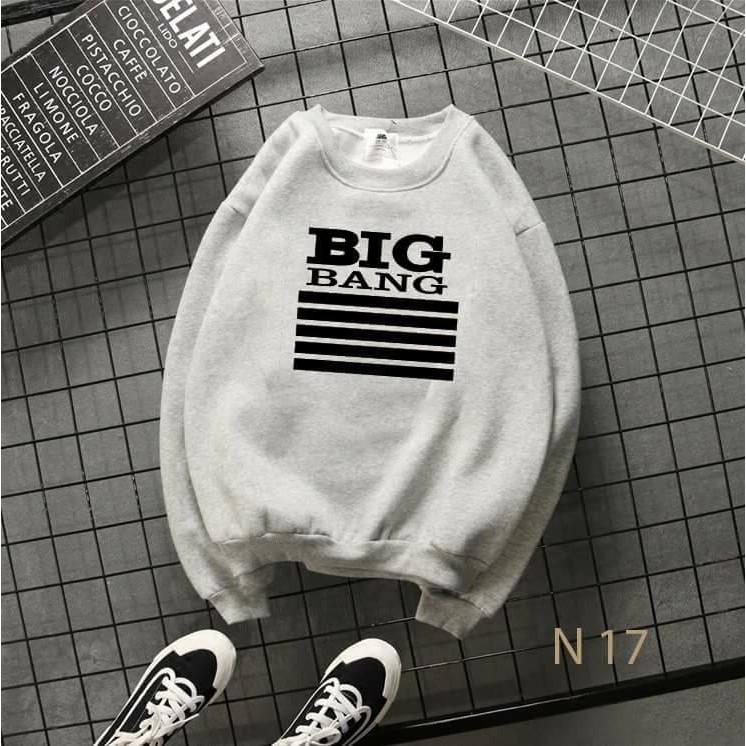 ÁO SWEATER NAM NỮ BIGBANG CAO CẤP