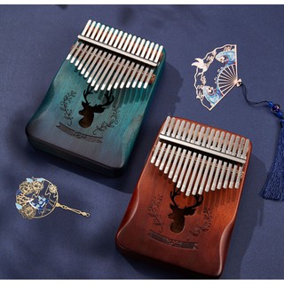 Đàn Kalimba 17 phím bằng gỗ hỗ trợ tập luyện chơi nhạc tiện dụng