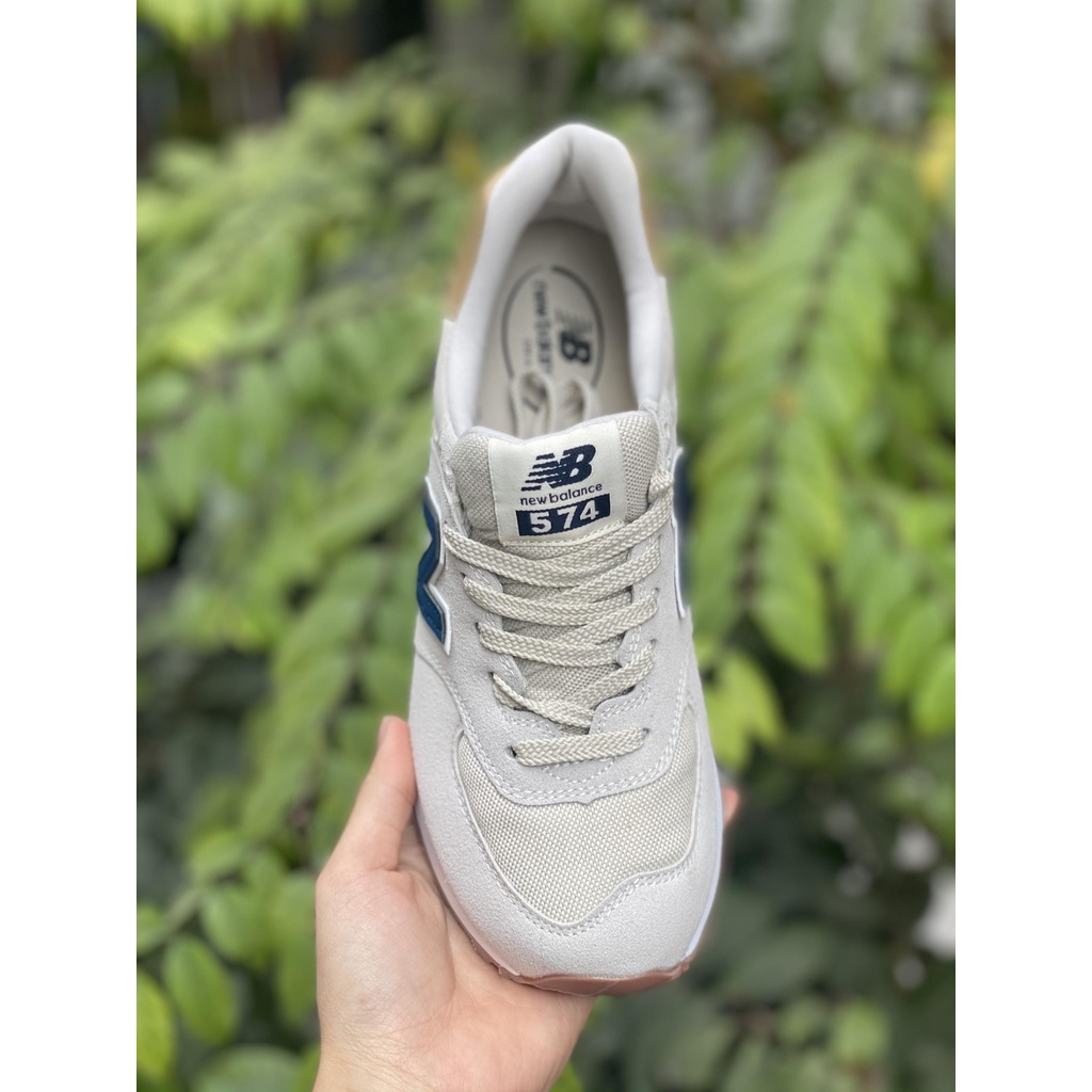 Giày NB 574 Classic Grey Blue- Xanh than Bản Cao cấp | BigBuy360 - bigbuy360.vn