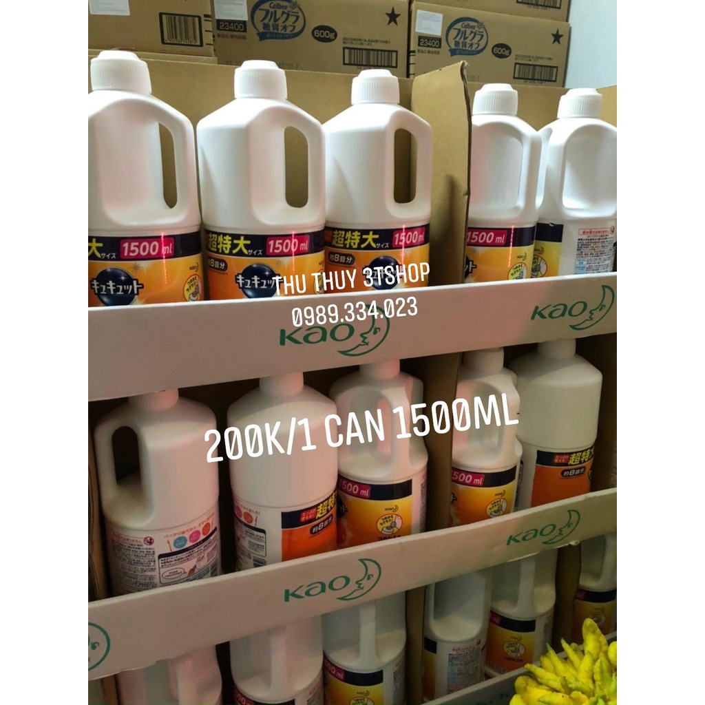 Nước rửa bát KAO Chai TO 1380ml/1500ml