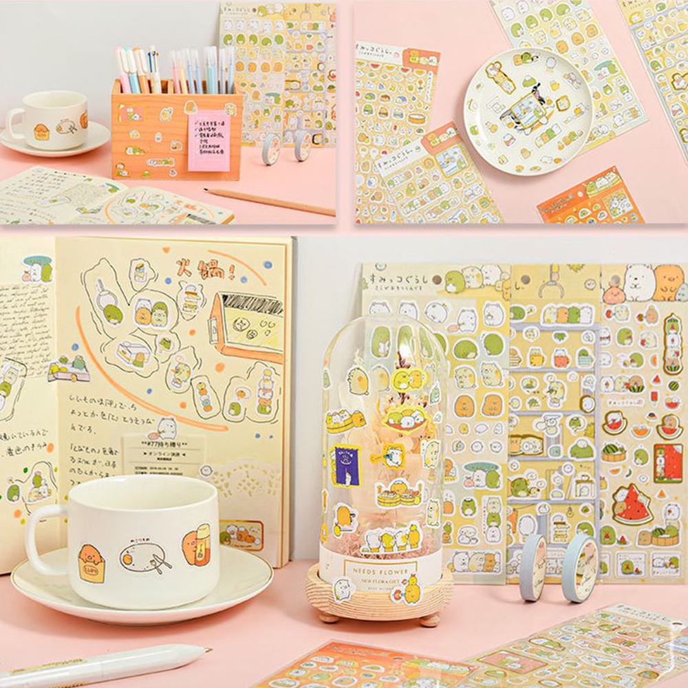 Sticker dán trang trí 2D nhiều mẫu đáng yêu cho bé (giao ngẫu nhiên)
