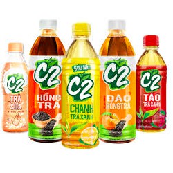 Thùng 24 Chai C2 455ml các vị (24 chai x 455ml)