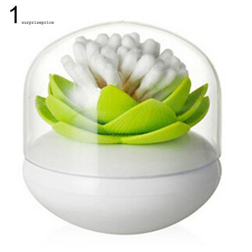 Hộp đựng tăm tạo hình bông sen 4 màu