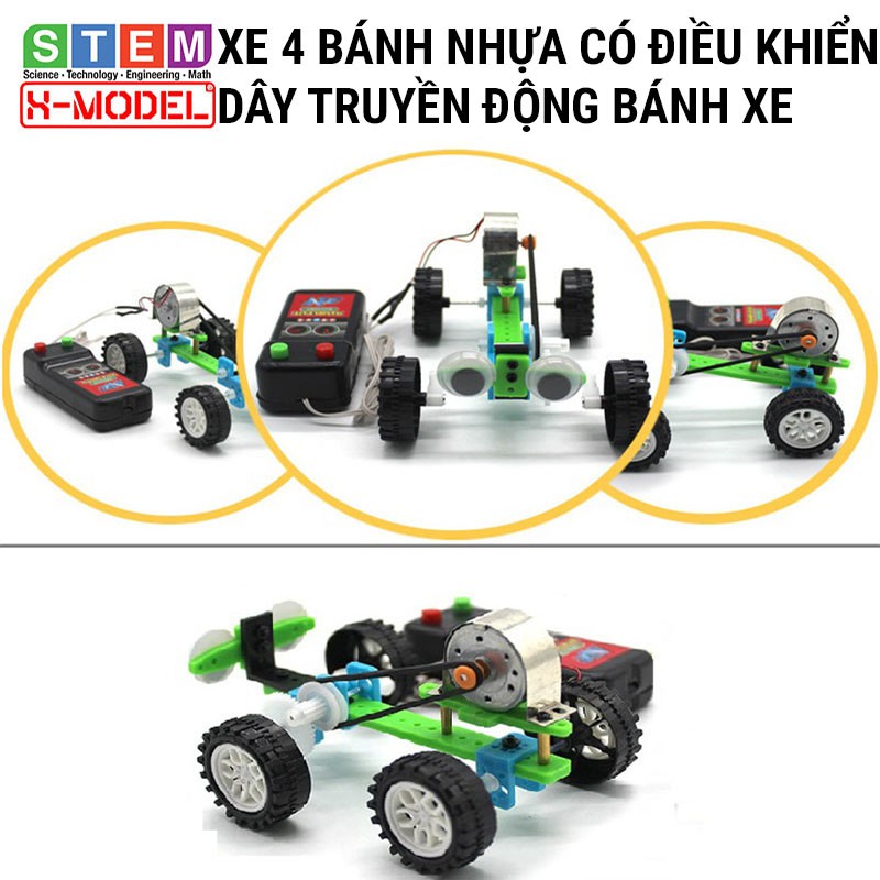 Đồ chơi thông minh, sáng tạo STEM Xe 4 bánh có điều khiển từ xa STEM X-MODEL ST31 cho bé [Giáo dục STEM, STEAM]