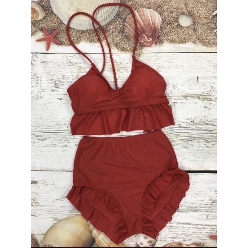 Bộ Đồ Bơi Đi Biển Bánh Bèo Tiểu Thư VINTAGE♥️ Bikini Hai Mảnh HÀNG LUÔN CÓ SẴN TẠI SHOP