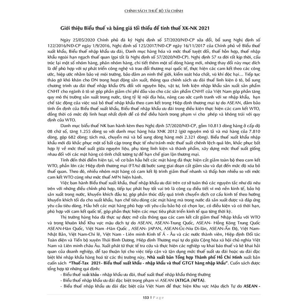 Sách - Thuế TAX 2021 - Biểu Thuế Xuất Khẩu - Nhập Khẩu Và Thuế GTGT Hàng Nhập Khẩu (Song Ngữ Anh - Việt) | BigBuy360 - bigbuy360.vn