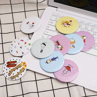 Gương Tròn Mini Trang Điểm Cầm Tay Xinh Xắn Dễ Thương 1 Mặt Bỏ Túi Tiện Lợi