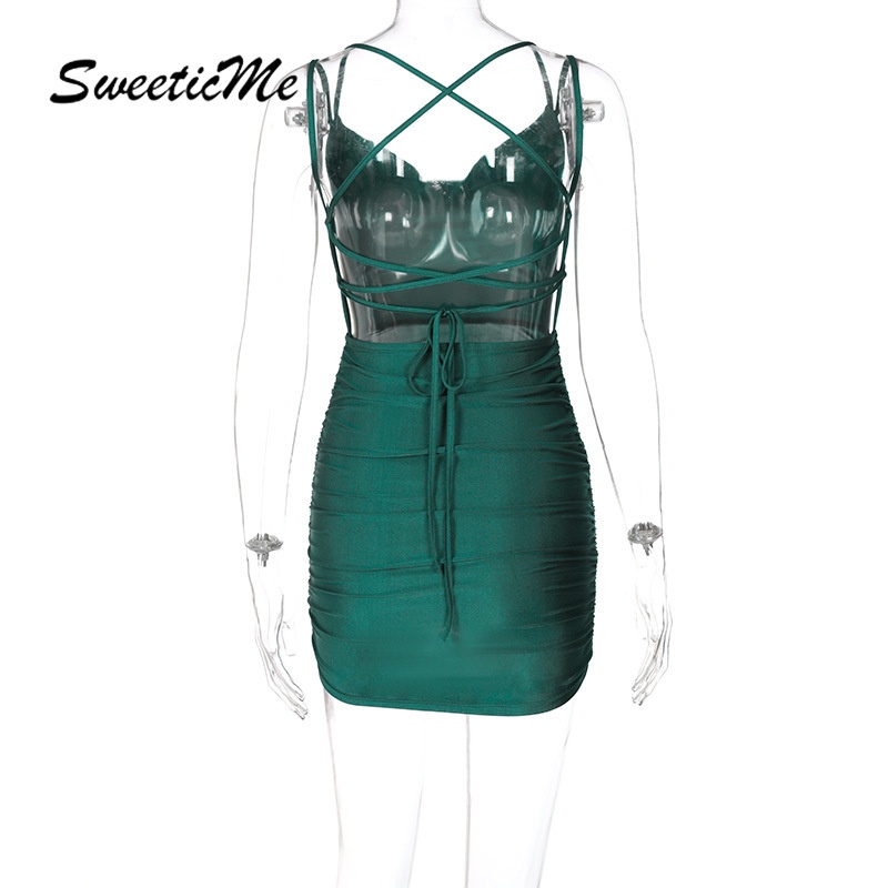 Đầm Cổ Chữ V Thiết Kế Mới Quyến Rũ Thời Trang Dành Cho Nữ