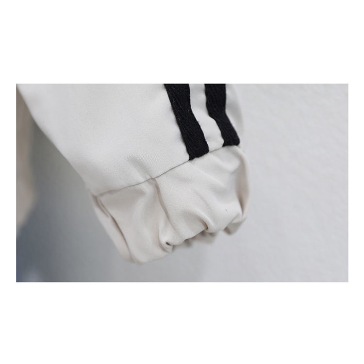 Áo Khoác Có Mũ Trùm Phối Màu Tương Phản Thời Trang Hàn Quốc Cho Bé Trai