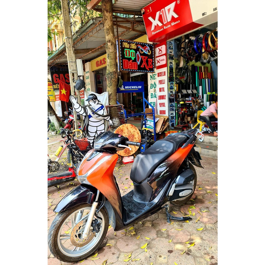 Tem Trùm SH Loang Cam Đen,TEam Decal SH