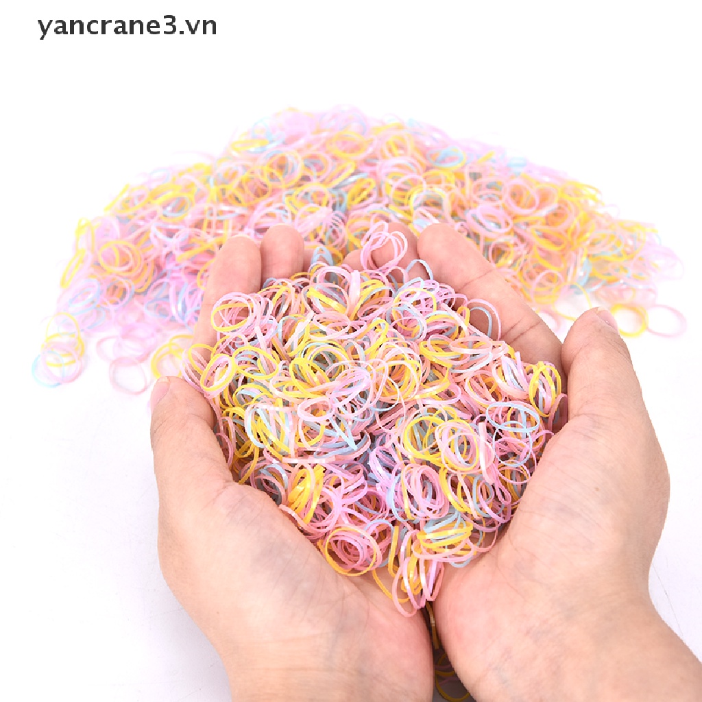 Set 2500 Dây Chun Buộc Tóc Trong Suốt Co Giãn Cho Bé yancrane3.vn
