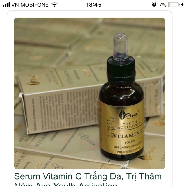 Serum Vitamin C  AVA