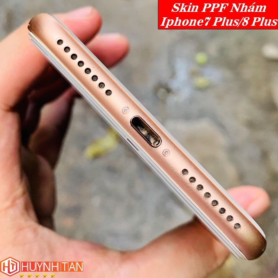 Miếng dán Skin PPF Iphone 7 Plus , 8 Plus bề mặt Nhám chống vân tay cực tốt