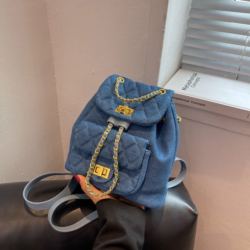 Chuwanglin Balo Da Dây Xích Thời Trang Cho Nữ