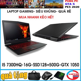 laptop gaming Lenovo Legion R720 I5-7300HQ/ RAM 8GB/ SSD 128GB + HDD 500GB/ GTX 1050 2GB/ 15.6 inch