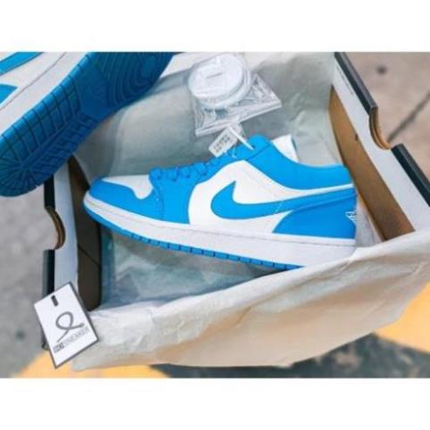 Giày Thể Thao Jordan 1 xanh dương cổ thấp nam nữ hàng cao cấp full box bill - PK19 XẢ KHO | BigBuy360 - bigbuy360.vn