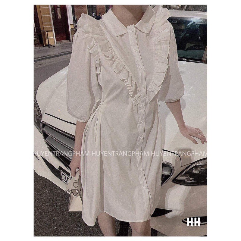 Váy viền bèo V HS75