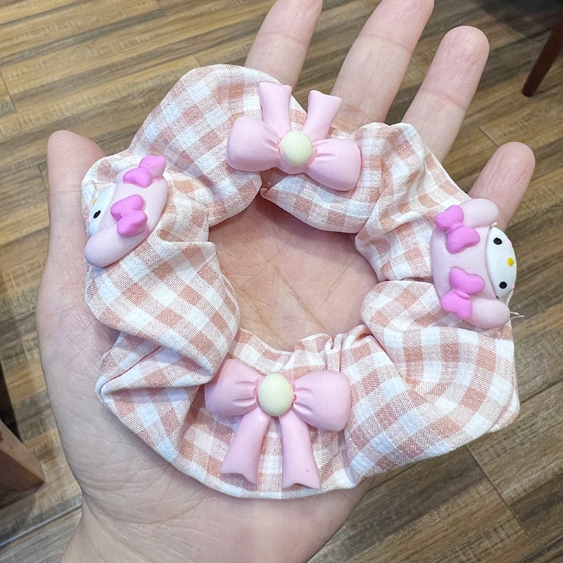 Dây Cột Tóc Nabel Màu Hồng Ngọt Ngào Dễ Thương Phong Cách Hàn Quốc Cho Bé Gái