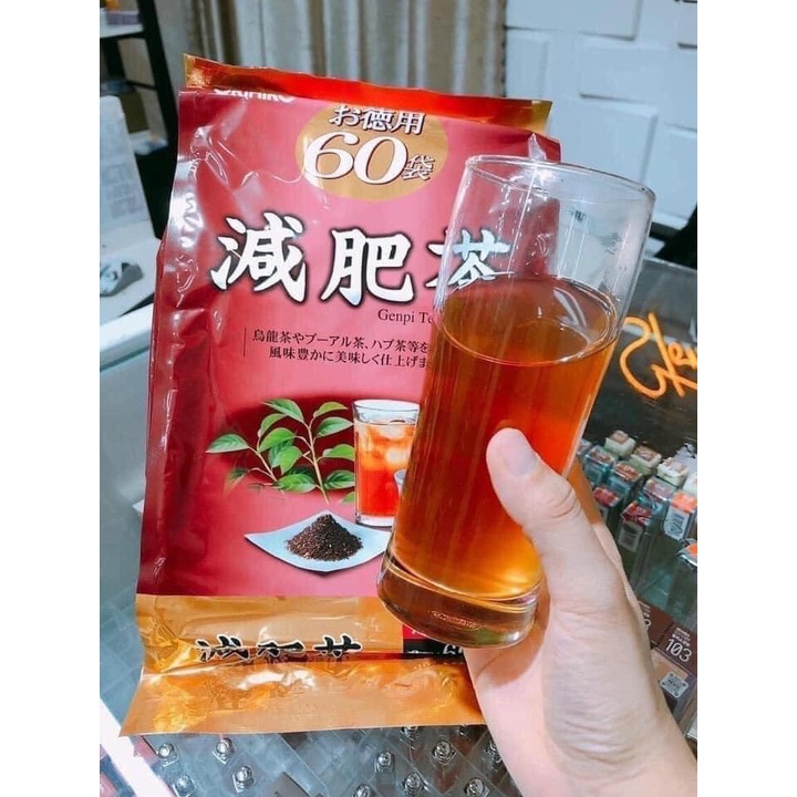 Trà Giảm Mỡ Bụng Nhật Bản Genpi Tea Orihiro 60 gói