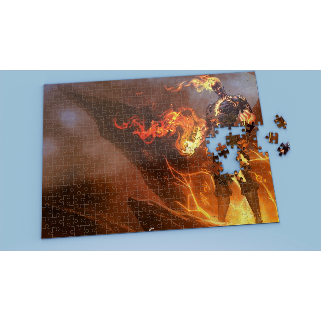 Tranh ghép hình A4, A5 League of Legends, xếp hình BRAND - Mẫu 1