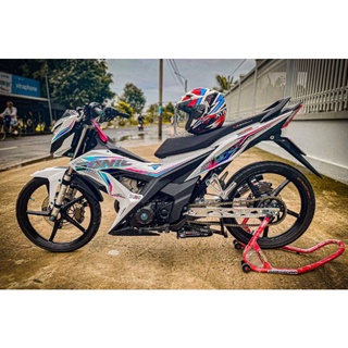Tem rời dán xe sonic xe trắng