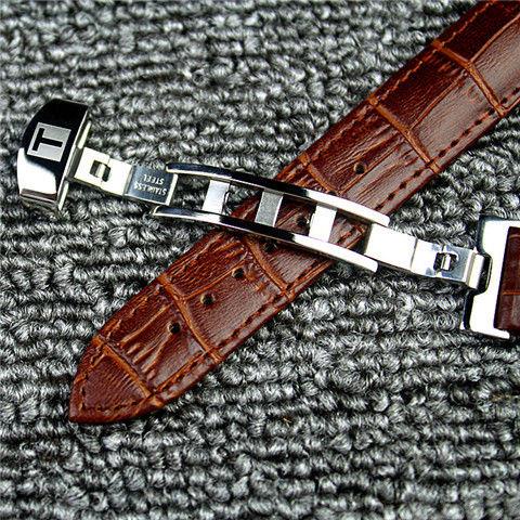 Dây Đeo Đồng Hồ Da Khóa Bướm Tissot 1853 T41T063 series 19 Cho Nam