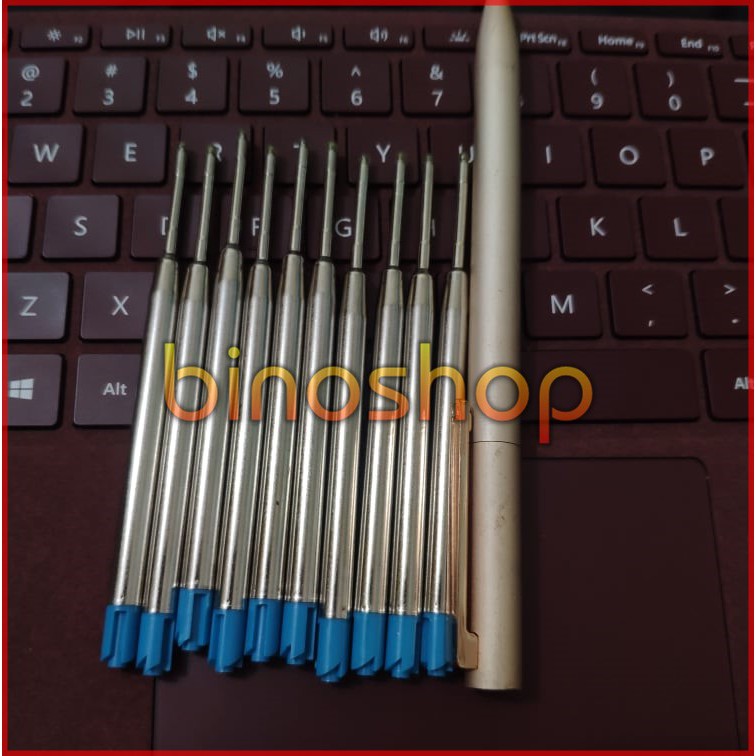 Ruột bút bi Mipen 2 dành cho bản kim loại - Mực xanh