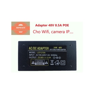 Adapter nguồn 48v 0.5a poe dùng cho wifi camera ip modem...