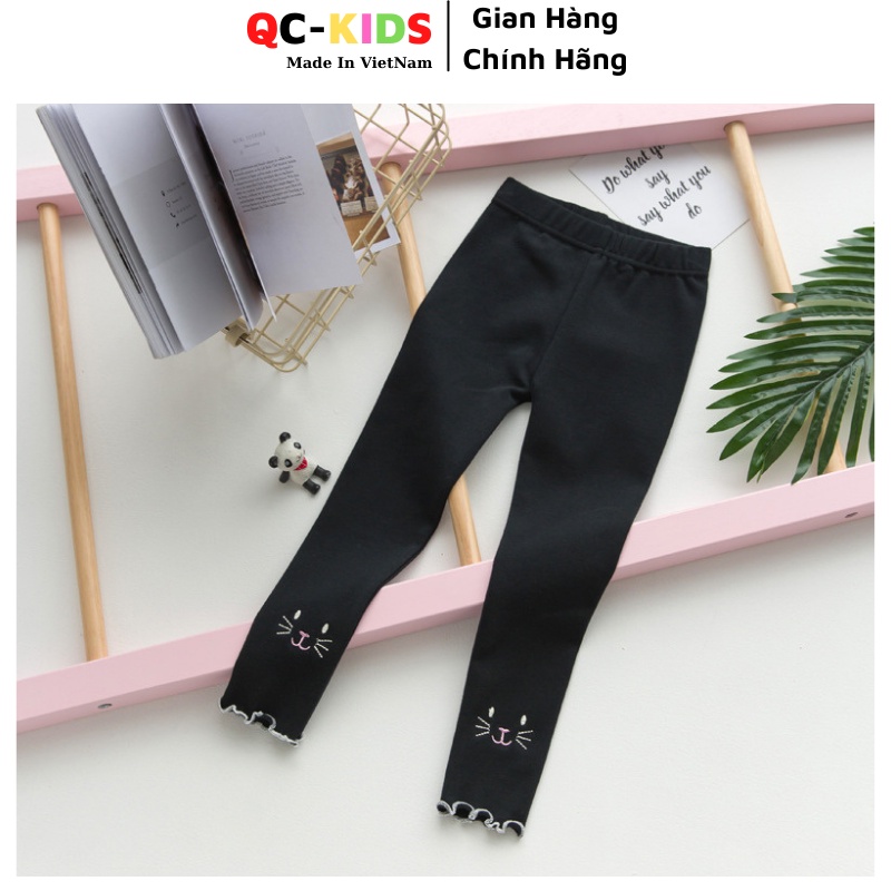 Quần legging bé gái dài xuất dư 1 tuổi đến 5 tuổi QC-KIDS LG01