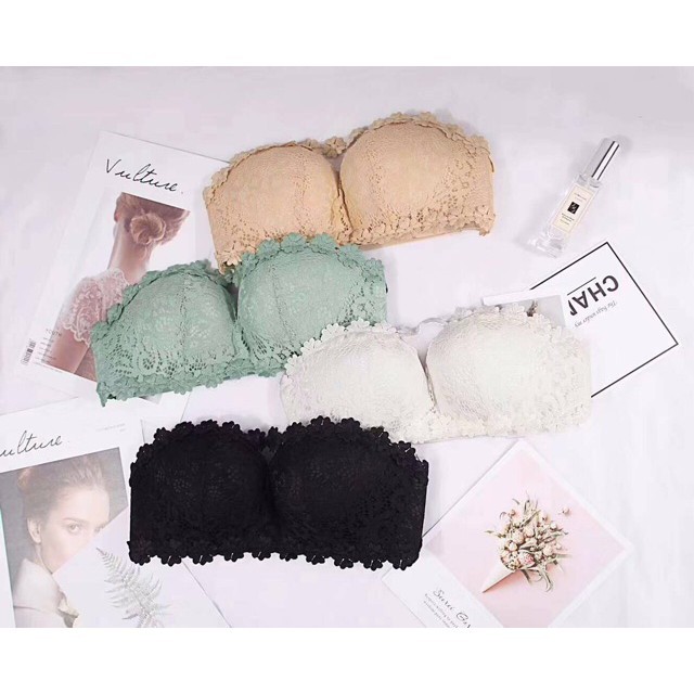 ÁO LÓT REN HOA HỒNG NÂNG NGỰC HÌNH BÀN TAY SIÊU ĐIỆU | BigBuy360 - bigbuy360.vn