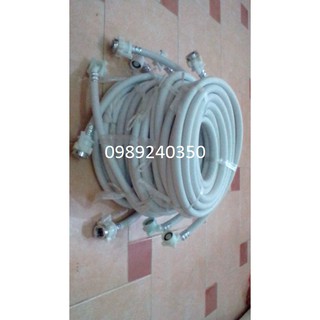 Dây cấp nước máy giặt dài 7m (1 đầu bắt ốc - 1 đầu ren)
